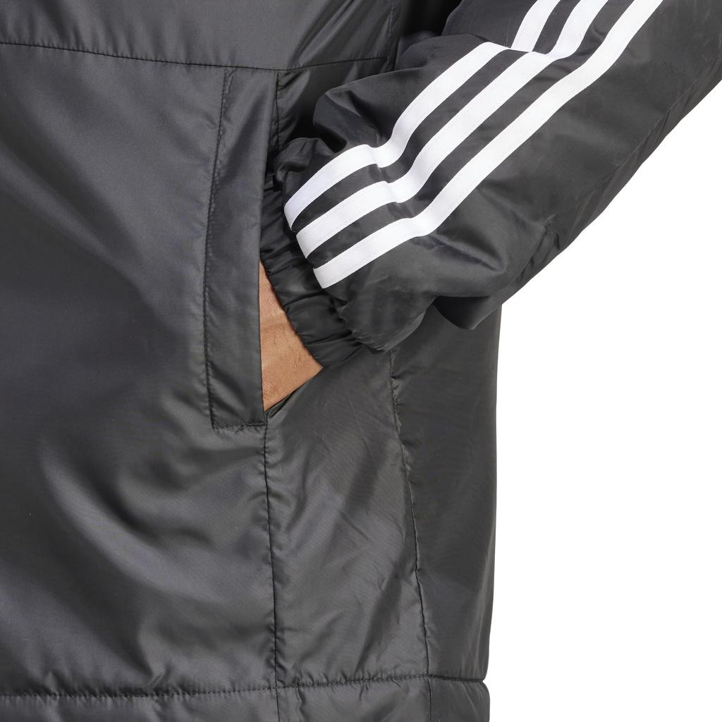 Adidas Essentials Insulated Hooded Jacket KOT34 Black 3-Stripes Men's (IN7194)