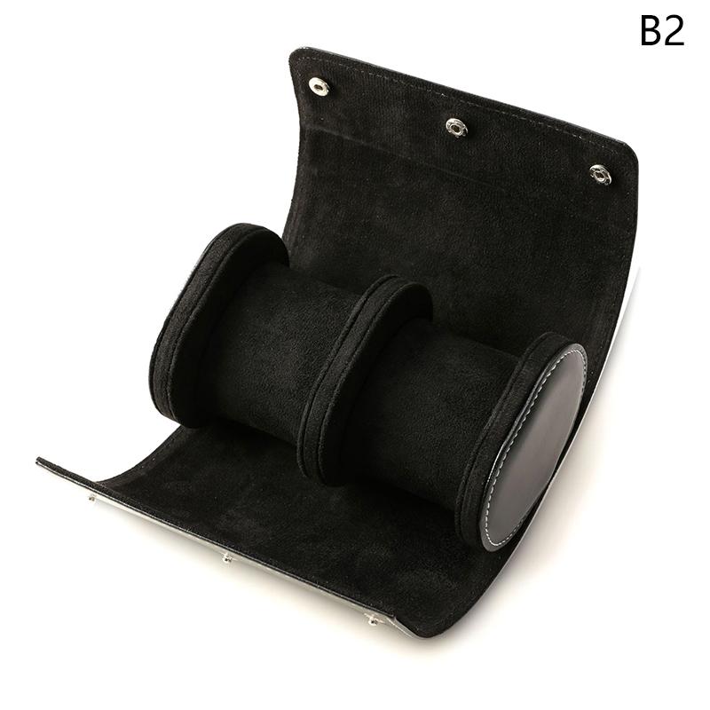 Watch Box 1/2/3 Slots Travel Watches Storage Case Organizer Jewelry Display Case Watch Roll Waterproof Pu Leather Organizer