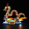 Kyglaring Led Light Set for Lego Spring Festival Auspicious Dragon 2024 Building Blocks, Chinese New Year Dragon Lighting Kit Compatible with Lego
