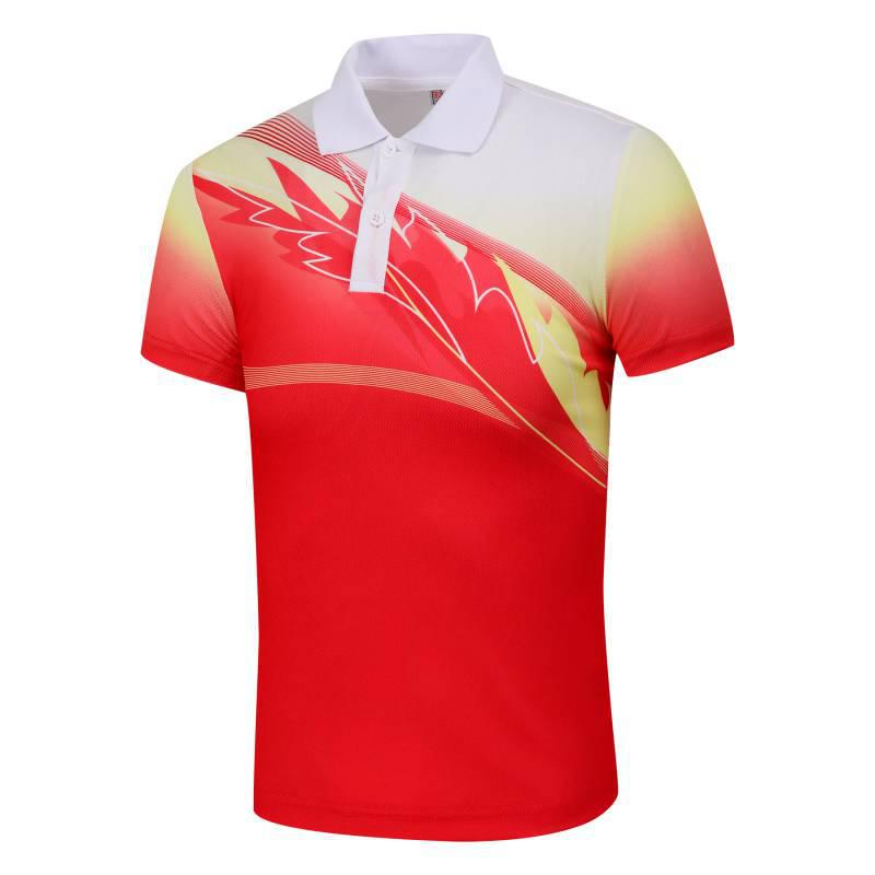Men's and Women's Team Sports Casual Wear Set: Short Sleeve Top & Long Pants for Couples, Coaches, Group Exercise, and Square Dance.