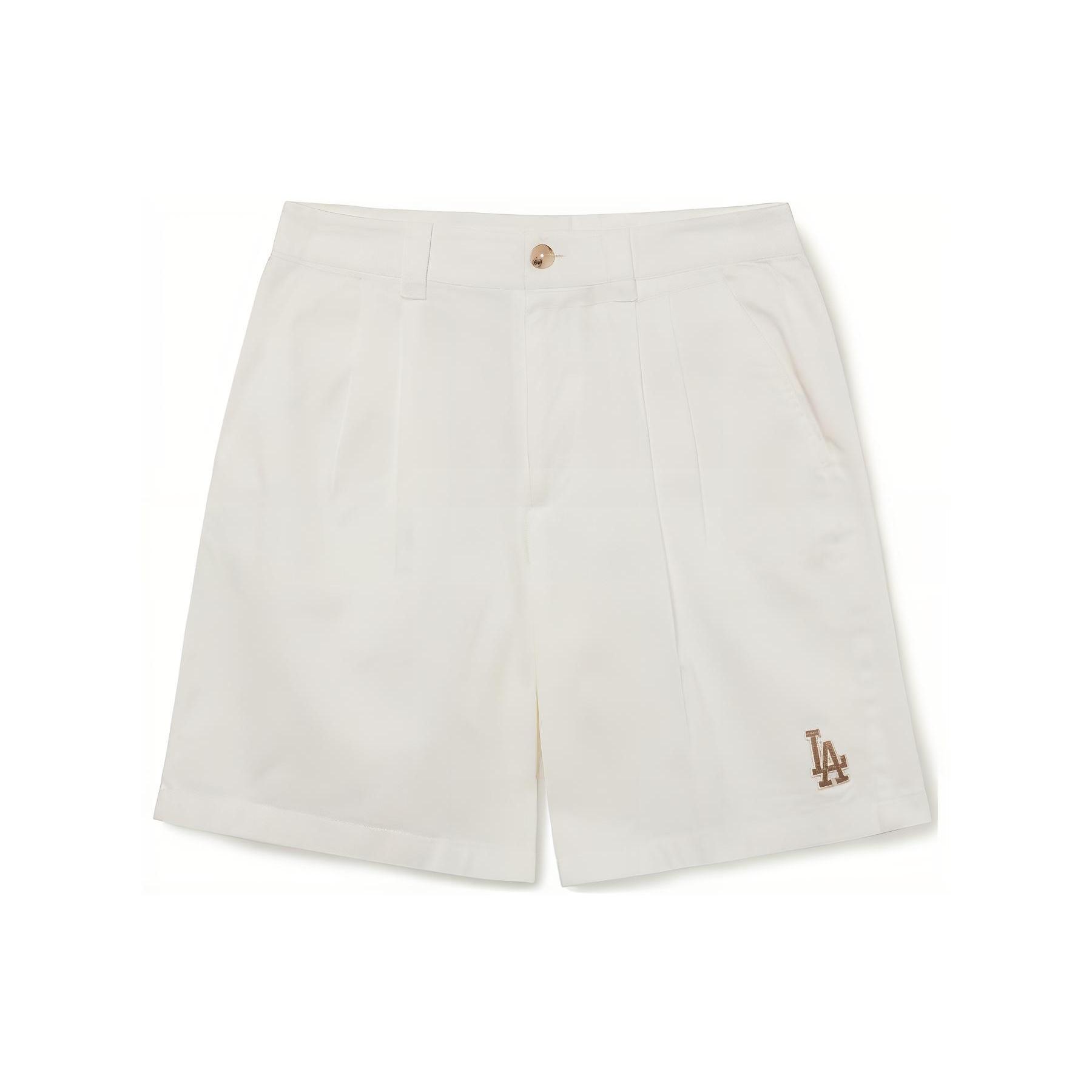 

New MLB Casual Shorts Women s White 3FSMB0633-07WHS M