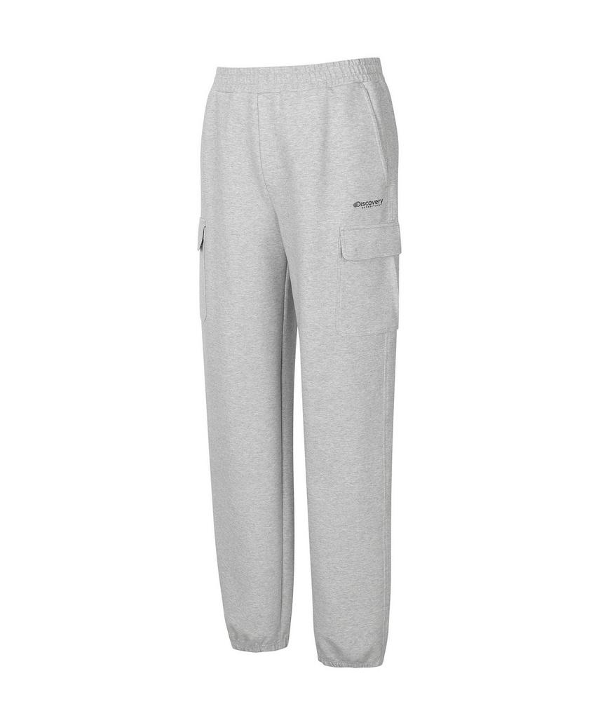 DISCOVERY EXPEDITION Men'S Tech Knit Training Loose Tapered Cargo Jogger Pants (M/Grey)