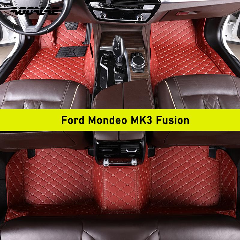 

Автомобильные коврики для Ford Mondeo MK3 Fusion 2000-2006 Автоковры для ног Coche Аксессуары 2000-2006 MK3 бежевый