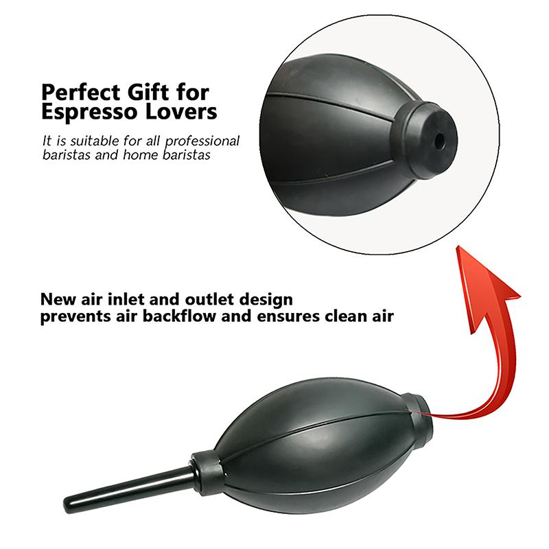 Coffee Grinder Cleaning Brush & Air Blower For Manual Coffee Grinder Espresso Machine And Portafilter Tool Accessories