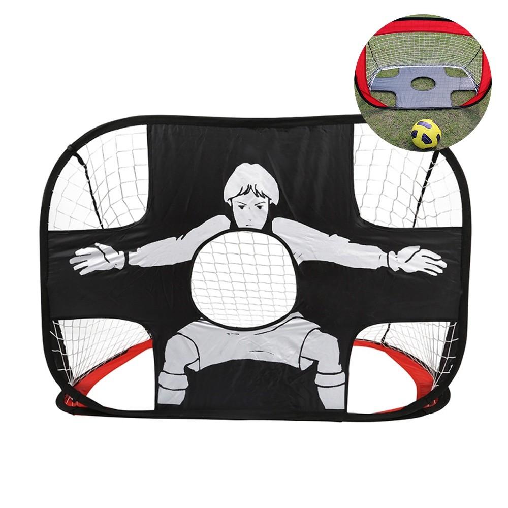 Multifunctional Football Door Foldable Portable Nylon Soccer Goal Net Kids Children Football Target Net