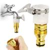 15-23mm Universal Hose Tap Adapters Aluminum Zinc Zinc Alloy Garden Water Hose Pipe  Home Garage