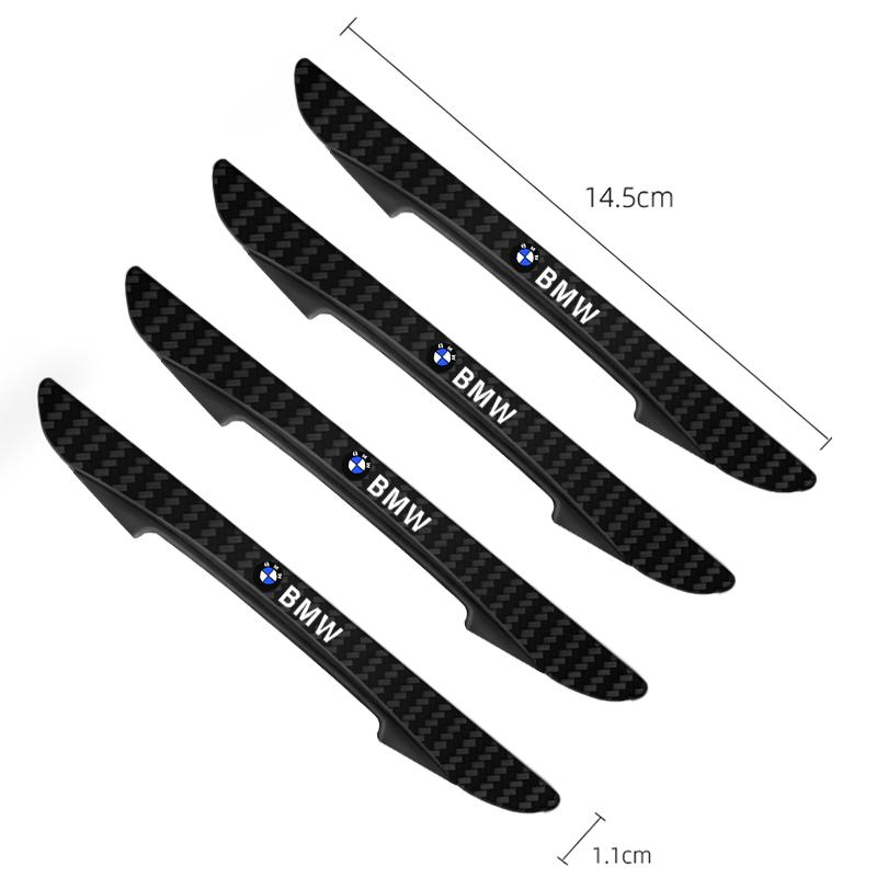 WZMR4 4pcs New Bumper Anti-collision Strip Car Door Scratch Protector Stickers For BMW Performance F25 F26 F15 F16 E90 E91 E92 E60 E84