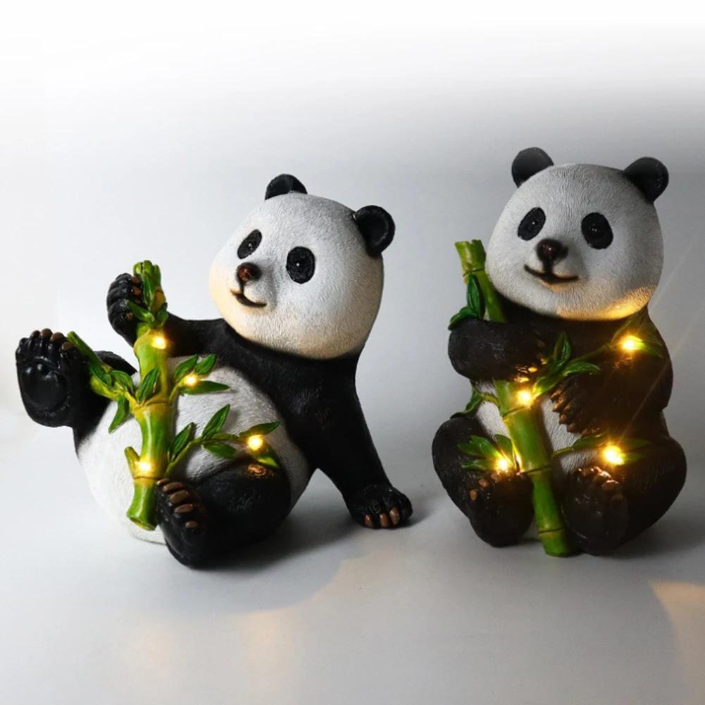 Solar Lamp Panda Animal Solar Garden Lights Solar Powered Solar Led Light Outdoor Garden Decoration Lamp Waterproof Solar Lights