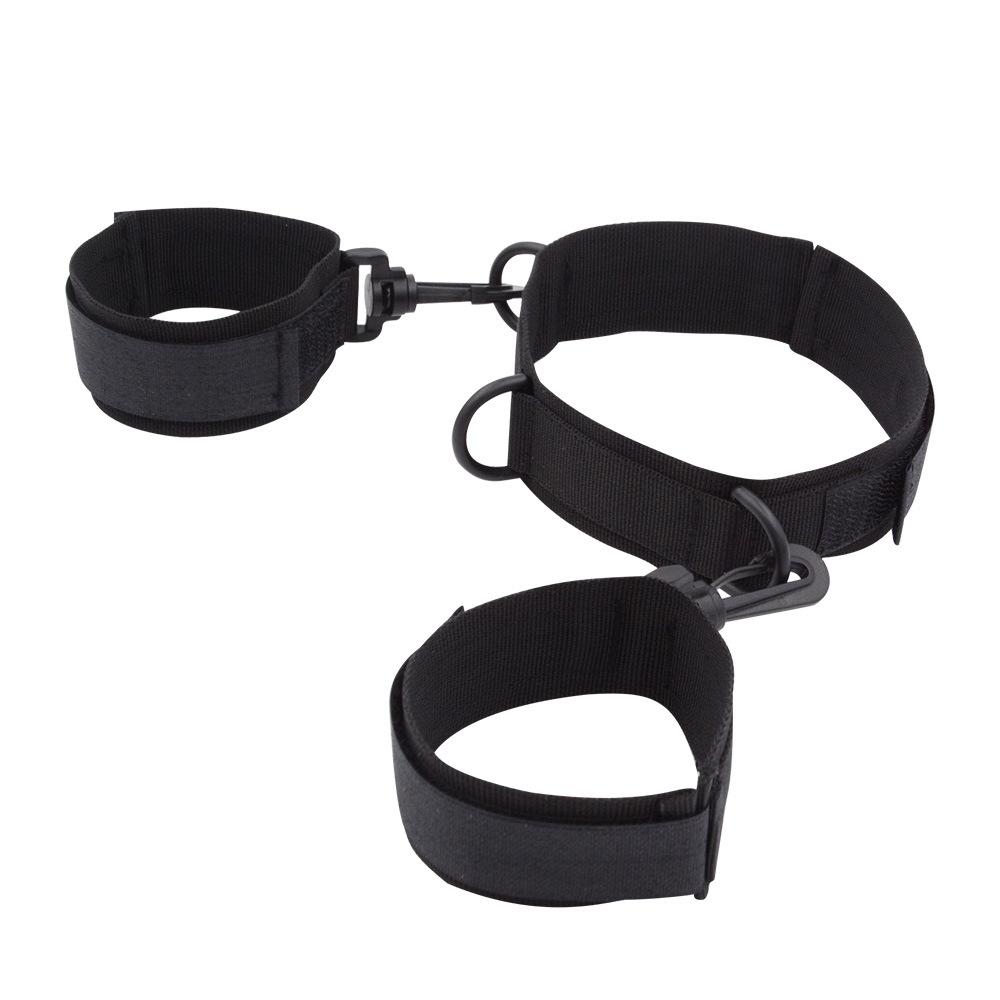 Hand Neck Connected SM Bondage and Discipline Collar Handcuffs Female Slave Training Couple Sex Sex Toy Adult Supplies