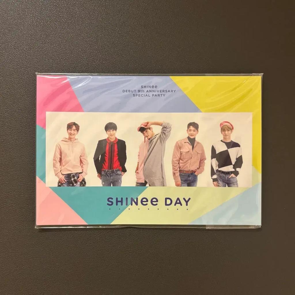 SHINEE 9th Anniversary Admission Postcard sealed