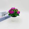 Rose Synthetic Miniature Arrangement With Handmade Craft For Wedding Photography And