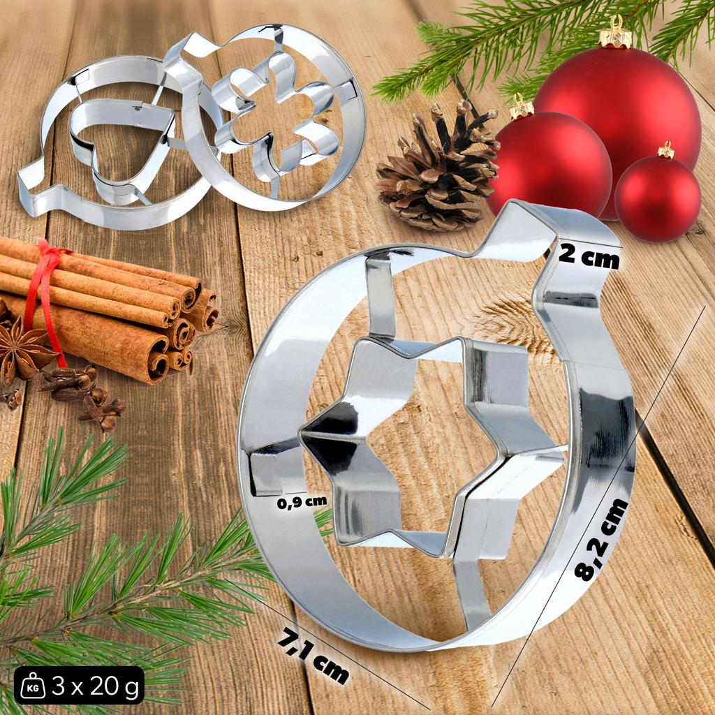 KADAX Metall-Ausstecher Weihnachten Für Kekse