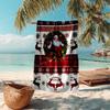 Ultra-Soft Beach Towel with Christmas Theme,Ideal for Pool - Camping, Diving - Perfect Travel Essential, Vibrant Beach Towel.