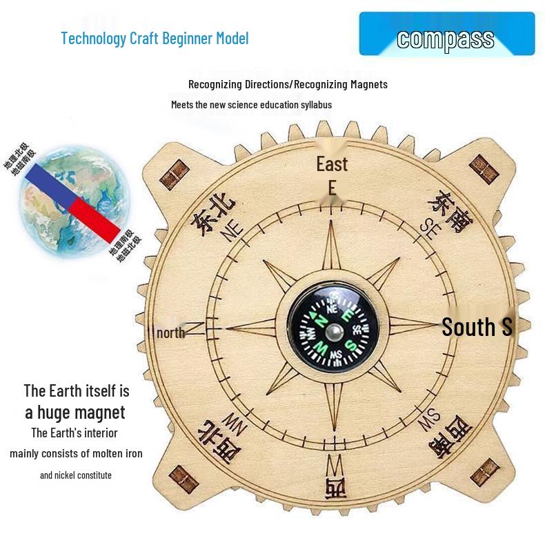 DIY Hand-Crank Generator Educational Science Toy for Kids