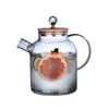 Large Capacity Amber Glass Water Pitcher