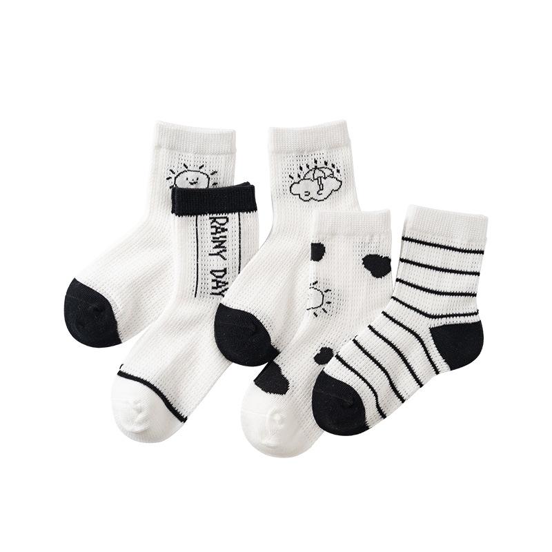 New Class A Children's Spring & Summer Fashion Socks for Boys & Girls - Thin Style for Newborns & Kids