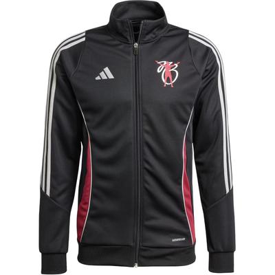 SS25 Fußball Jude Bellingham Trainingslogo Streifen Feuchtigkeitstransport Slim Fit Langarmjacke Herrenjacke Schwarz JX1969