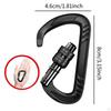 Carabiner Clip for Keychain Use, D Lock Outdoor Activities And Fishing