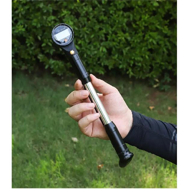 WEST BIKING 320psi High Pressure Bike Air Shock Pump With Digital Gauge For Fork & Rear Suspension Schrader Valve MTB Bicycle