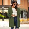 Autumn and Winter New Style Women's Knitted Casual Pocket Knitted Cardigan Sweater Long Sleeves Loose