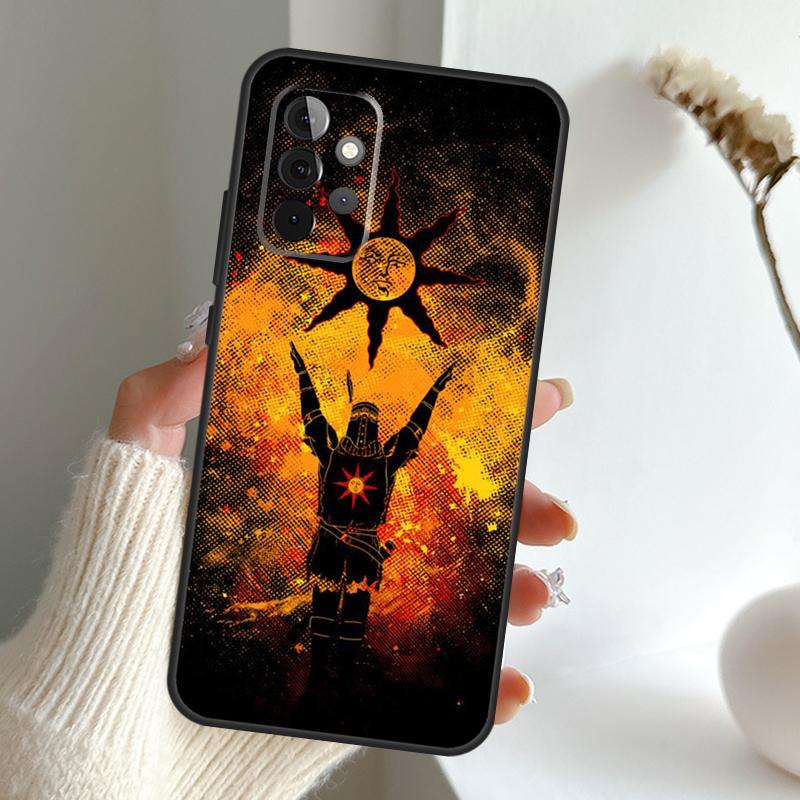 Praise the Sun Dark Souls Für Samsung Galaxy A51 A71 A12 A22 A32 A52 A72 A13 A23 A33 A54 A53 A34 A73 A21S A52S Handyhülle