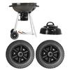 Heat Resistant 6inch Grills Replacement Casters Universal Compatibility Heavy Duty Plastic Construction