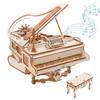Rokr Magic Piano Mechanical Self-playing Music Box for Kids and Adults Building Block Kits Toys 3D Wooden Puzzle AMK81