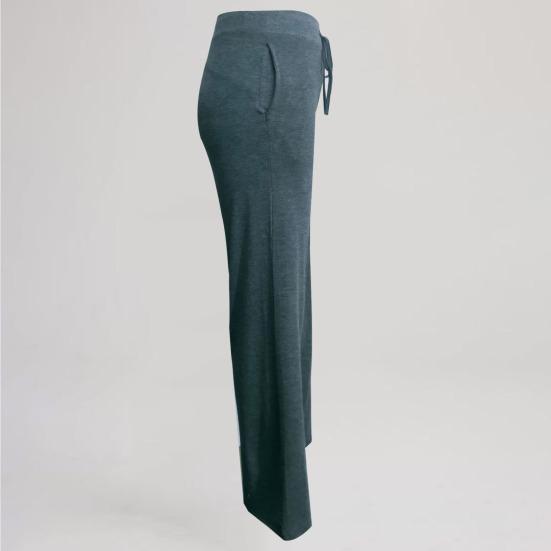 Pantaloni Casa Con Tasche Pantaloni Donna Gamba Larga Famulily - Comodi Pigiama Con Coulisse E Tasche Pantaloni Leisure