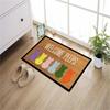 Welcome Peeps Rubber Bathroom Kitchen Mat Garden Garage Door Floor Mat Non-Slip Carpet Entrance Rug