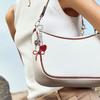 Stylish Skull Bows Keychain Bag Charm Sweet Edgy Design Metal Bag Accessory For Backpack Purse Gift