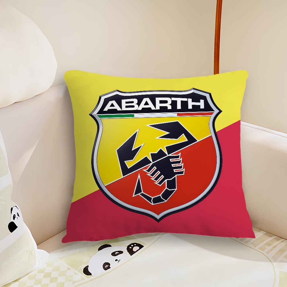 Fashion AAAbarth Cartoon cushion cover Pillow Case Plush Fabric Soft Double Sided Print Sofa Cushion Cover Throw Pillow Covers