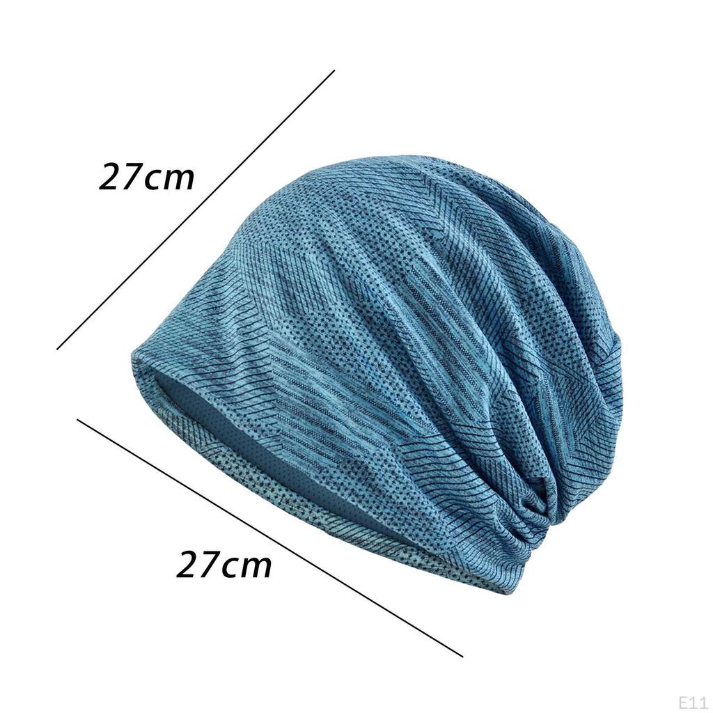 Breathable Beanie Hat, Comfortable Lightweight Wrap Head Scarf, Soft Unisex Bonnet Headgear for
