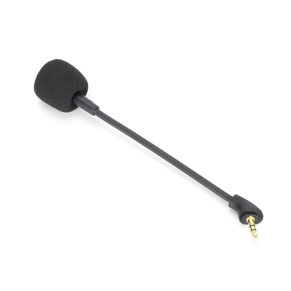 3.5mm Plug Mic Replacement Bendable Arm Headset Microphone for HyperX Cloud Mix for Gaming Headsets