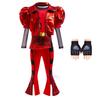 The Rise of Red Costume D-Descendants 4 Halloween Dress Up Cosplay Girls Leather Suit Birthday Party Halloween Costume