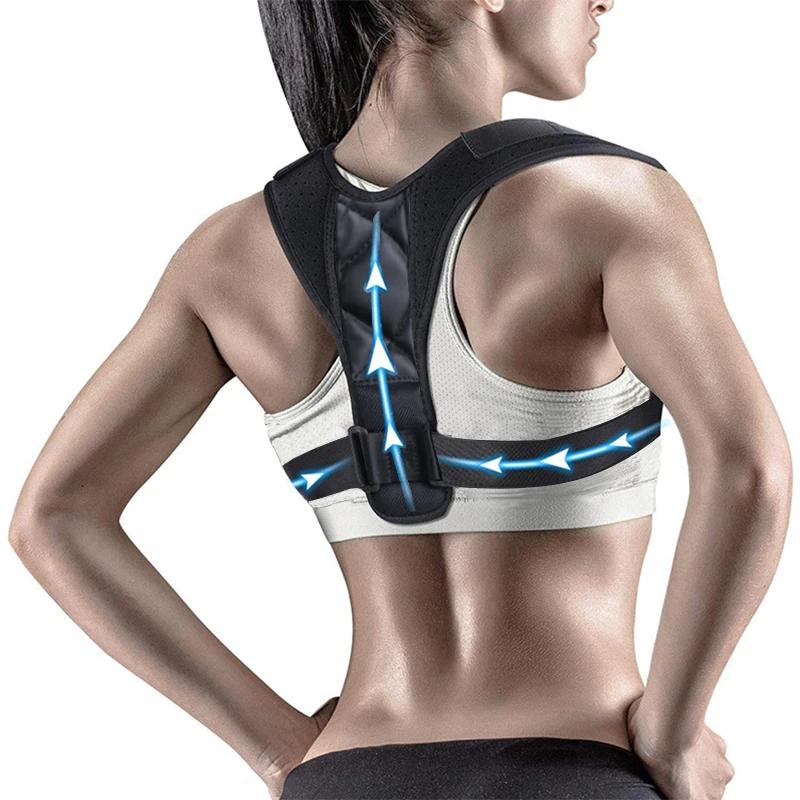 

Adjustable Posture Corrector Belt for Men Women Breathable Shoulder Support Back Straightener Home Office XL