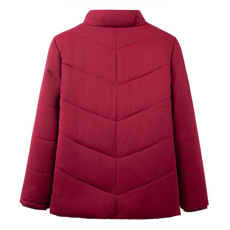 Winter Style Cotton Jacket Middle-aged and Elderly Women Winter Clothes Grandma Wear Cotton Jacket Elderly Women Cotton Jacket