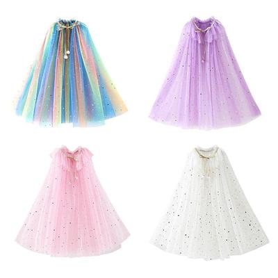 Kinder Frozen Elsa Prinzessin Schal Cape mit Schleier