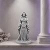3D Printed Witch Statue, European Style Mysterious Witch Figurine with Fine Texture & Stable Base, Compact Desktop Ornament for Study Bedroom