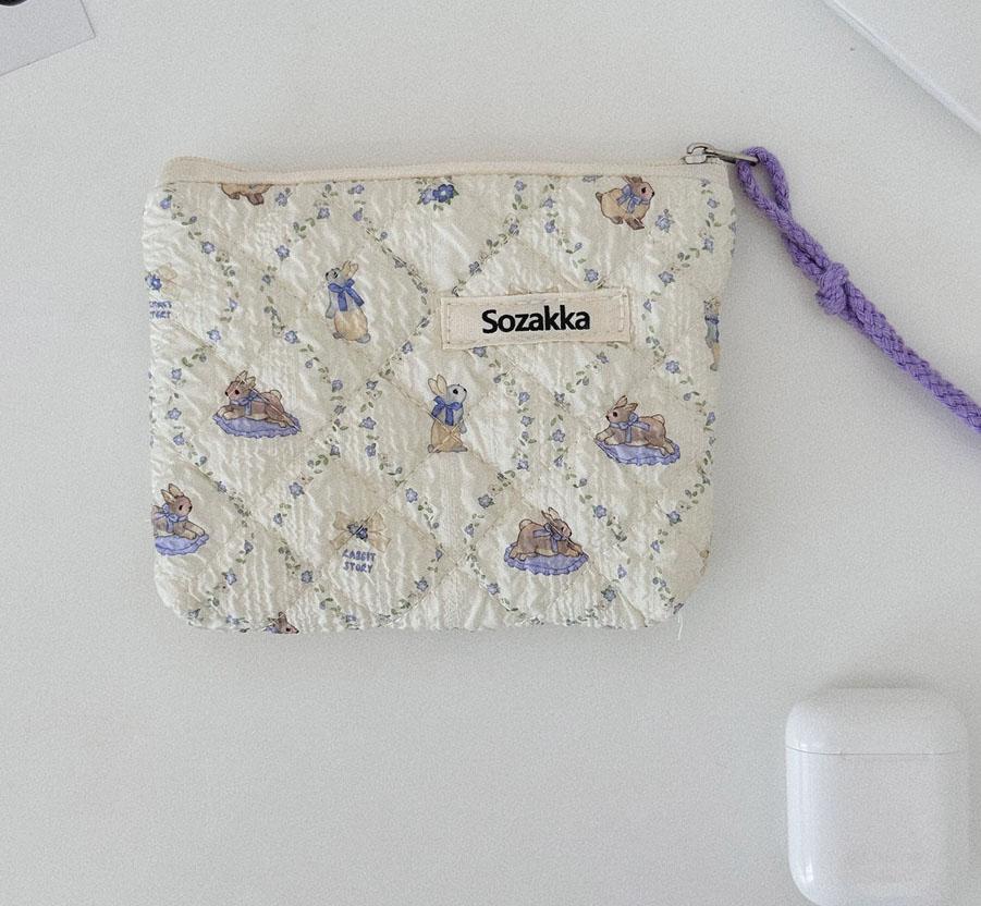 Fashion  Sanitary Napkin Storage Bags Small Cosmetic Bags Flower Pattern Zipper Coin Purses Lady Girls MakeUp Bag Key Money Bags
