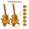 Guitar Pick Case Wood Guitar Picks Holder with Stand Easy to Use Guitar Pick Storage Box Easy to Carry Guitar Pick Storage Box