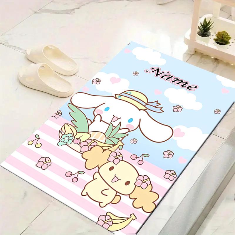 Custom 1Pc Cute Bunny Friends Adventure Rug Office Carpet Indoor Outdoor Entrance Doormat Nonslip Soft And Comfortable Living Room D491521