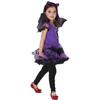 Halloween Children's Costume Witch Show Masquerade Costume, Little Girl Purple Bat Skirt