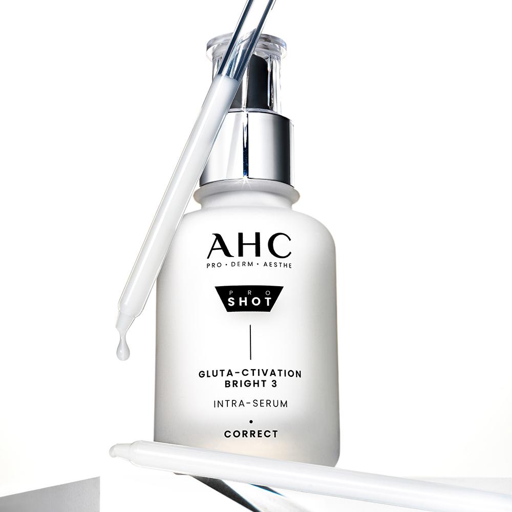 AHC [whitening Exclusive Plan] Ahc Proshot Gluta Bright Intra Serum 40ml Plan  + Eye Cream 10ml 