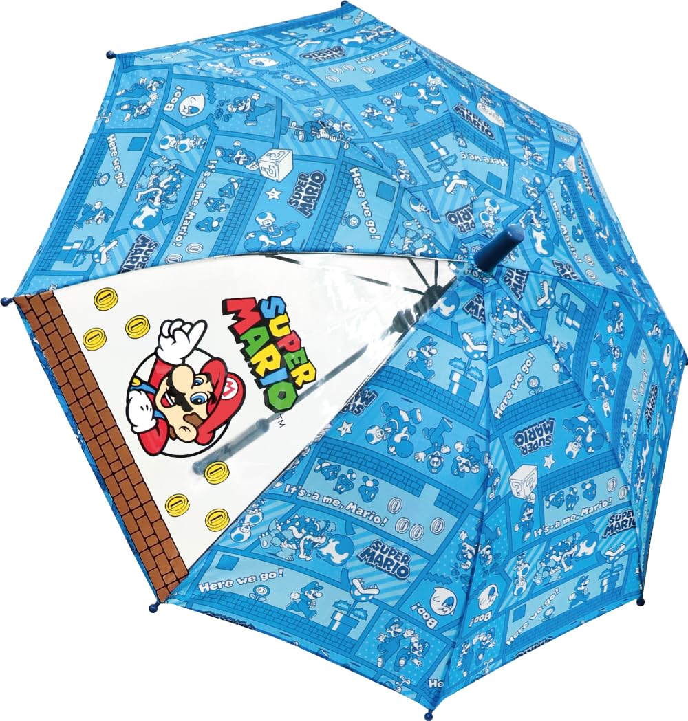 

Planning Kids Umbrella 50cm Super Mario Block One Touch Type 70133 J s