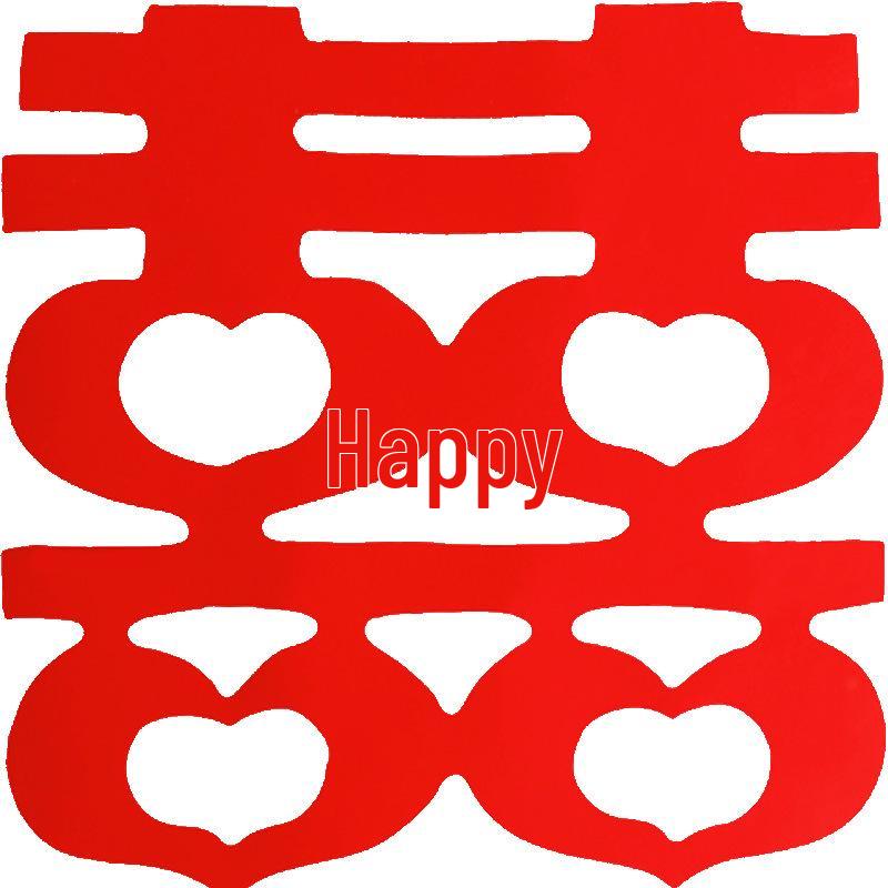 Creative Xi Staircase Wedding Celebration Mini Adhesive Furniture Sticker