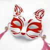 Halloween Handcrafted Fox Half Face Mask For Cosplay And Costume Party