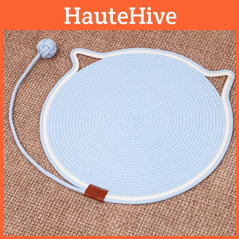 Catnip Fabric Pet Bed With Washable Cotton Rope For Indoor Cats And Small Pets
