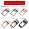2.5CM Women's Auto-Lock Hollow Leather Belt Buckle - Casual & Versatile