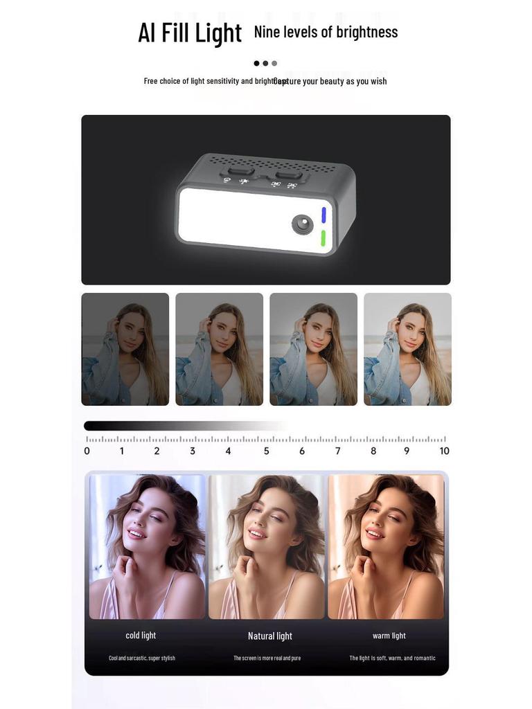 F11 Smart AI 3-Axis Handheld Gimbal for Phones with Face Tracking and Stabilization for TikTok Videos