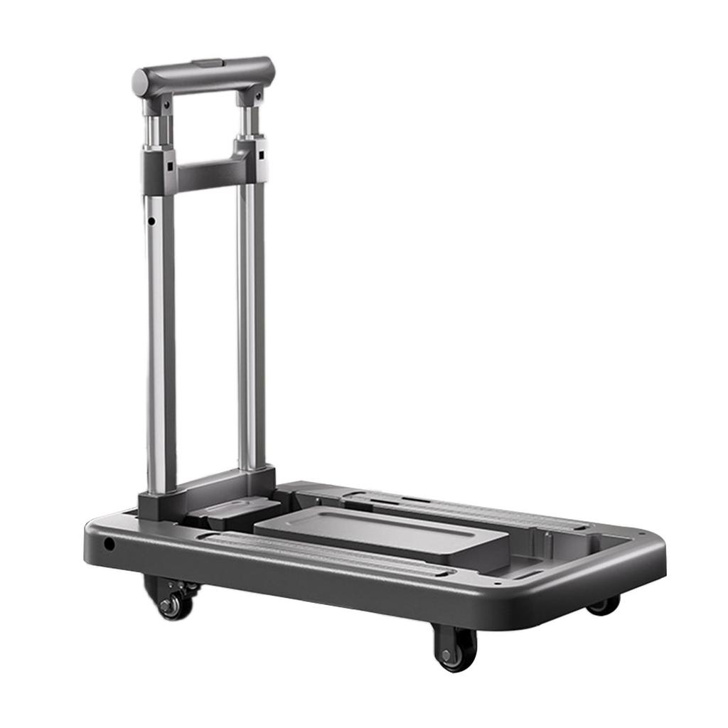 Collapsible Handcart, Foldable Trolley, Multi-Purpose, Stable with Wheels, Durable, for Picnic,